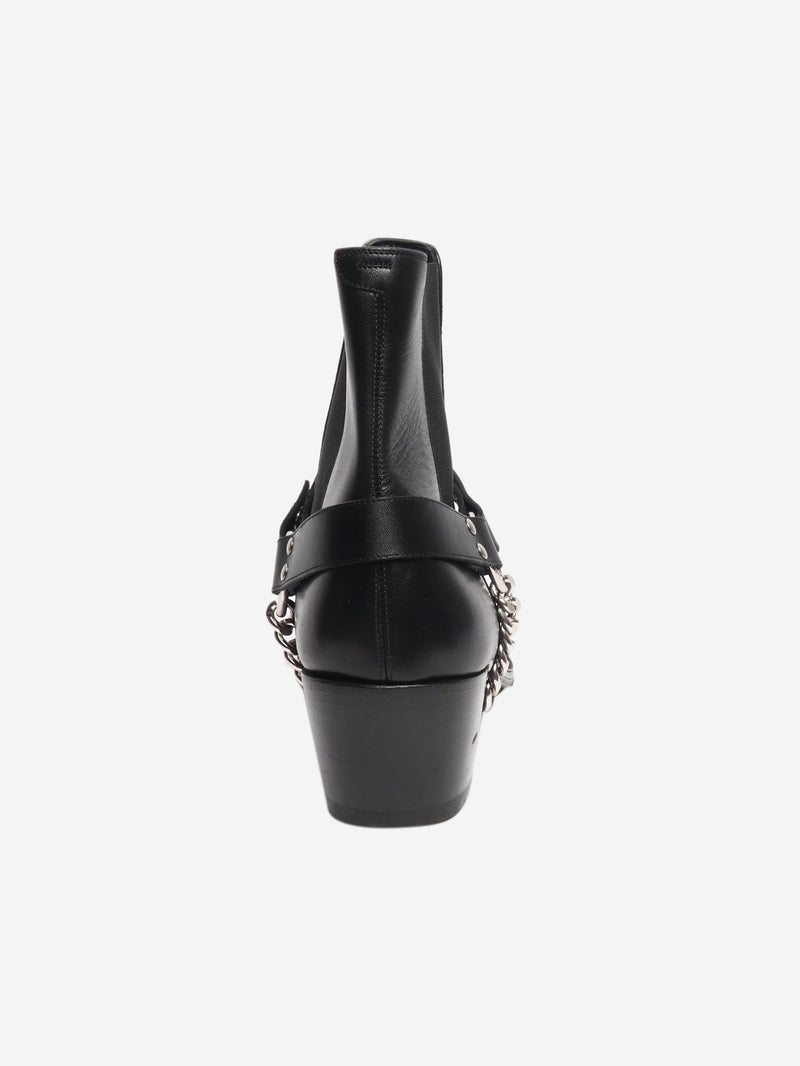 Black western ankle boots - size UK 9 Boots Celine 