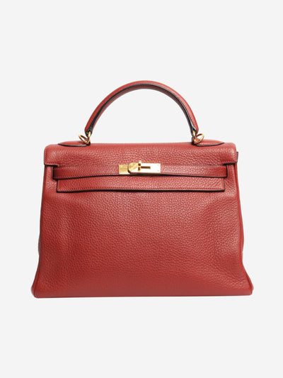 Rouge vintage 2004 Kelly 32 bag in Togo leather Shoulder bags Hermes 