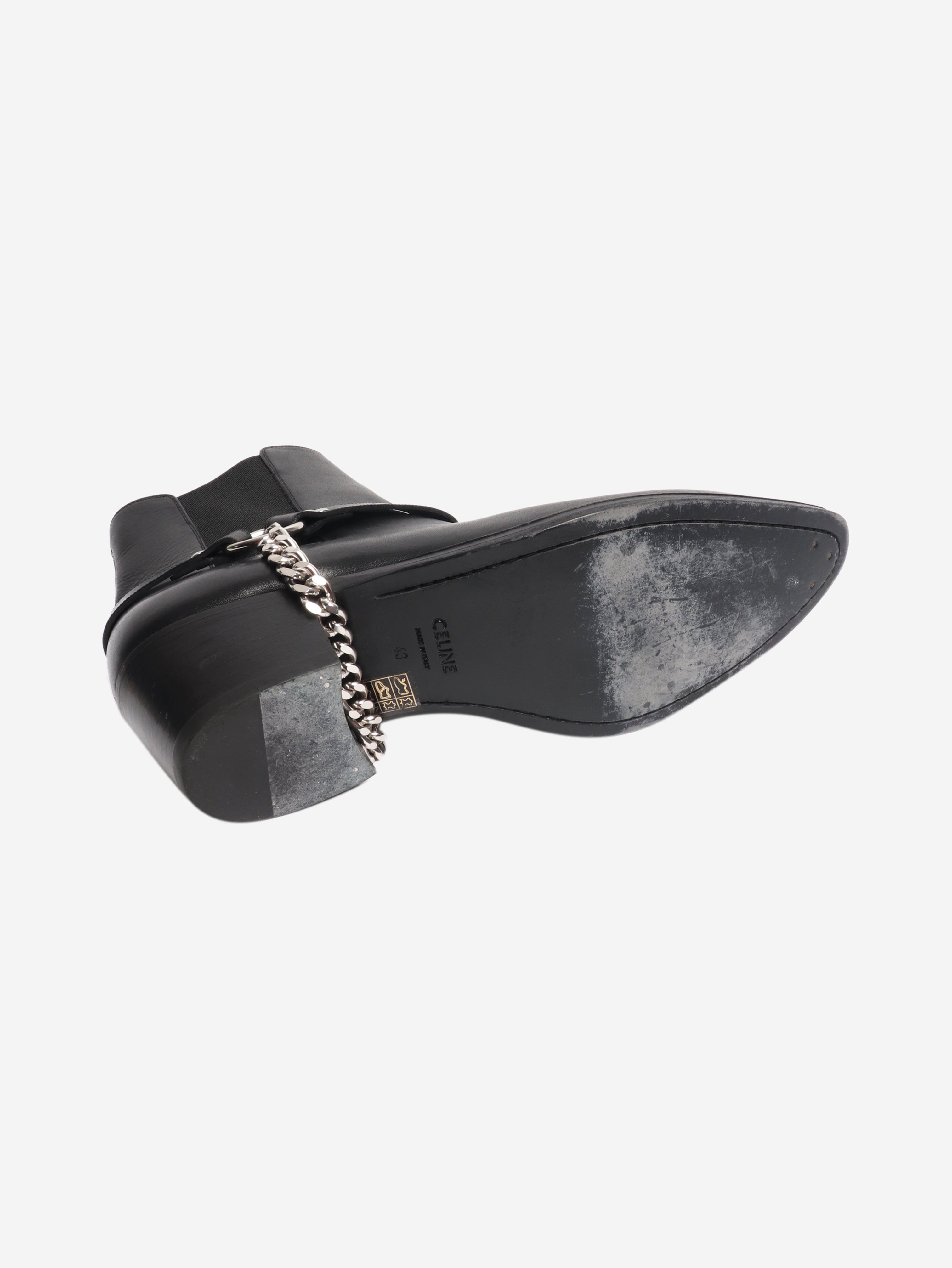 Black western ankle boots - size UK 9 Boots Celine 