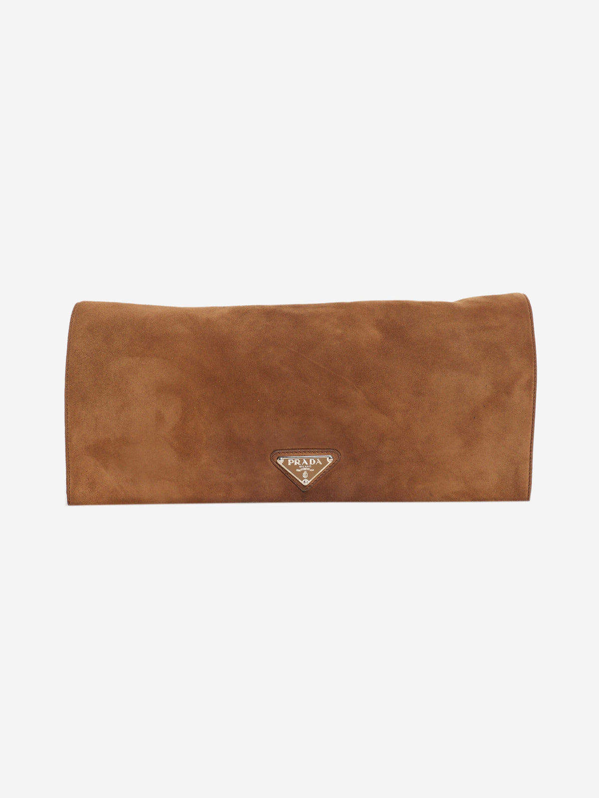 Vintage brown suede clutch bag Clutch bags Prada 