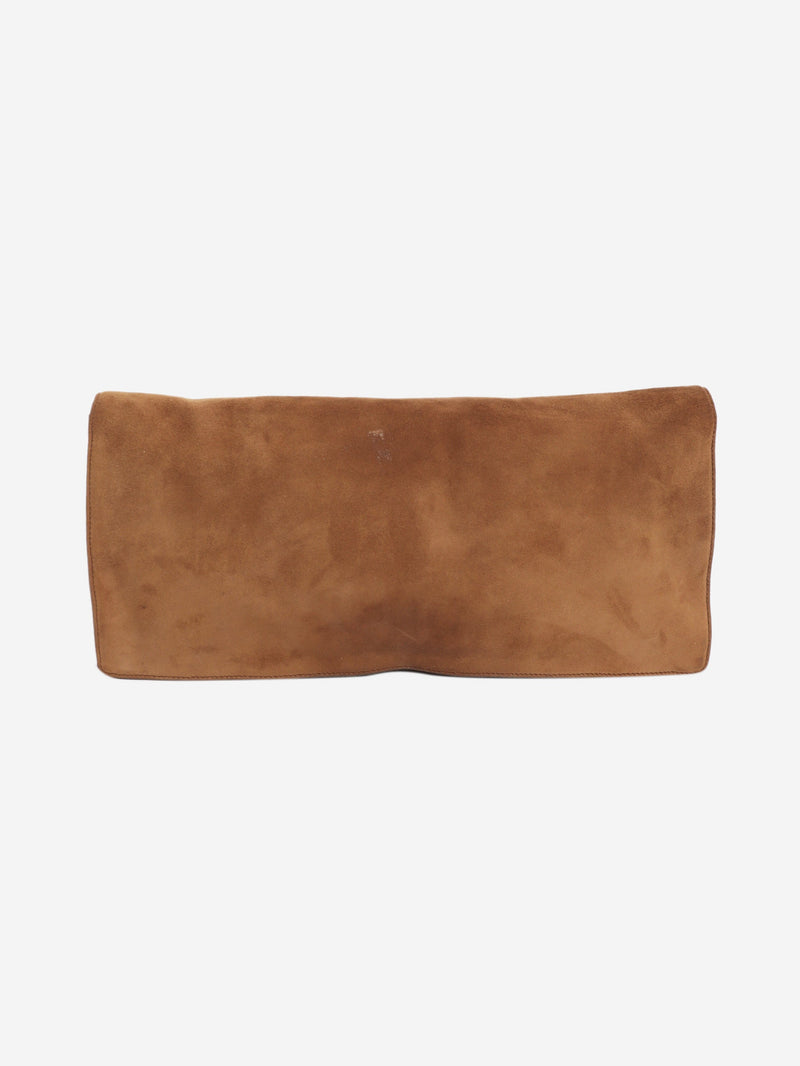 Vintage brown suede clutch bag Clutch bags Prada 