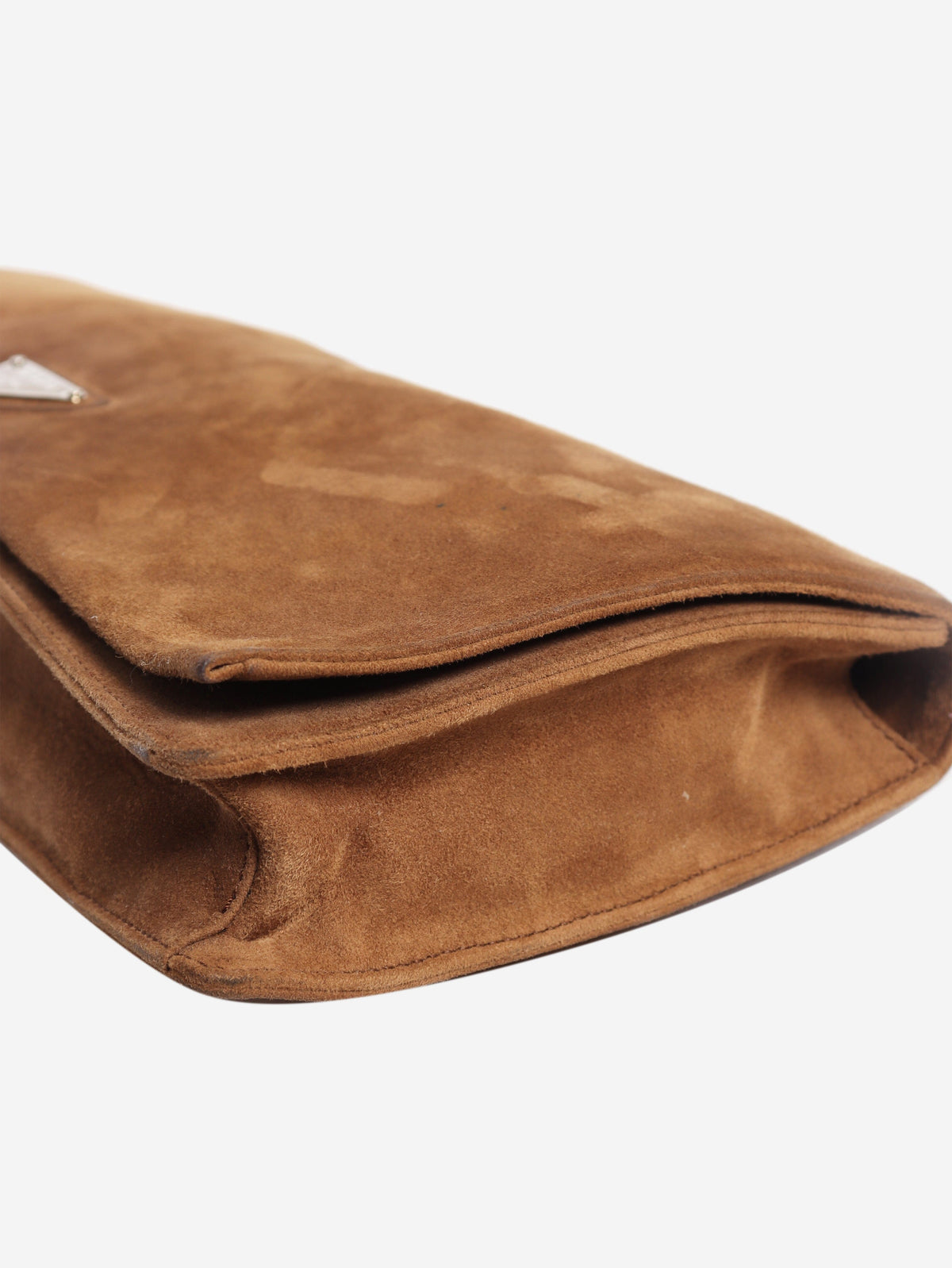 Vintage brown suede clutch bag Clutch bags Prada 