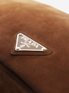 Vintage brown suede clutch bag Clutch bags Prada 