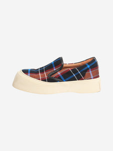 Marni Black plaid slip-on shoes - size EU 40