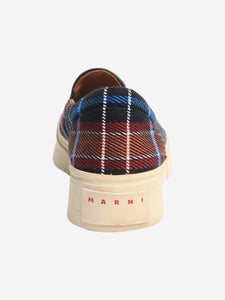 Marni Black plaid slip-on shoes - size EU 40