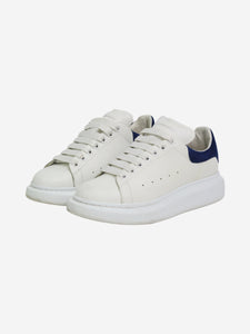 Alexander McQueen White round-toe chunky sole lace-up trainers - size EU 40