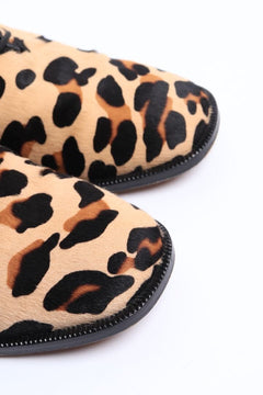 Neutral leopard print calf-hair shoes - size EU 40 Flat Shoes Marni 