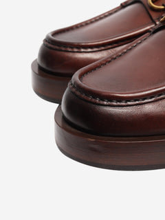 Brown platform loafers - size UK 6.5 Flat Shoes Gucci 