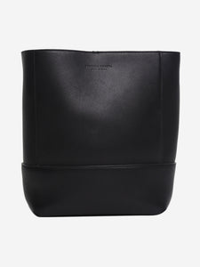 Bottega Veneta Black leather cross-body bucket bag