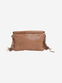Brown leather tassel clutch bag Clutch bags Miu Miu 