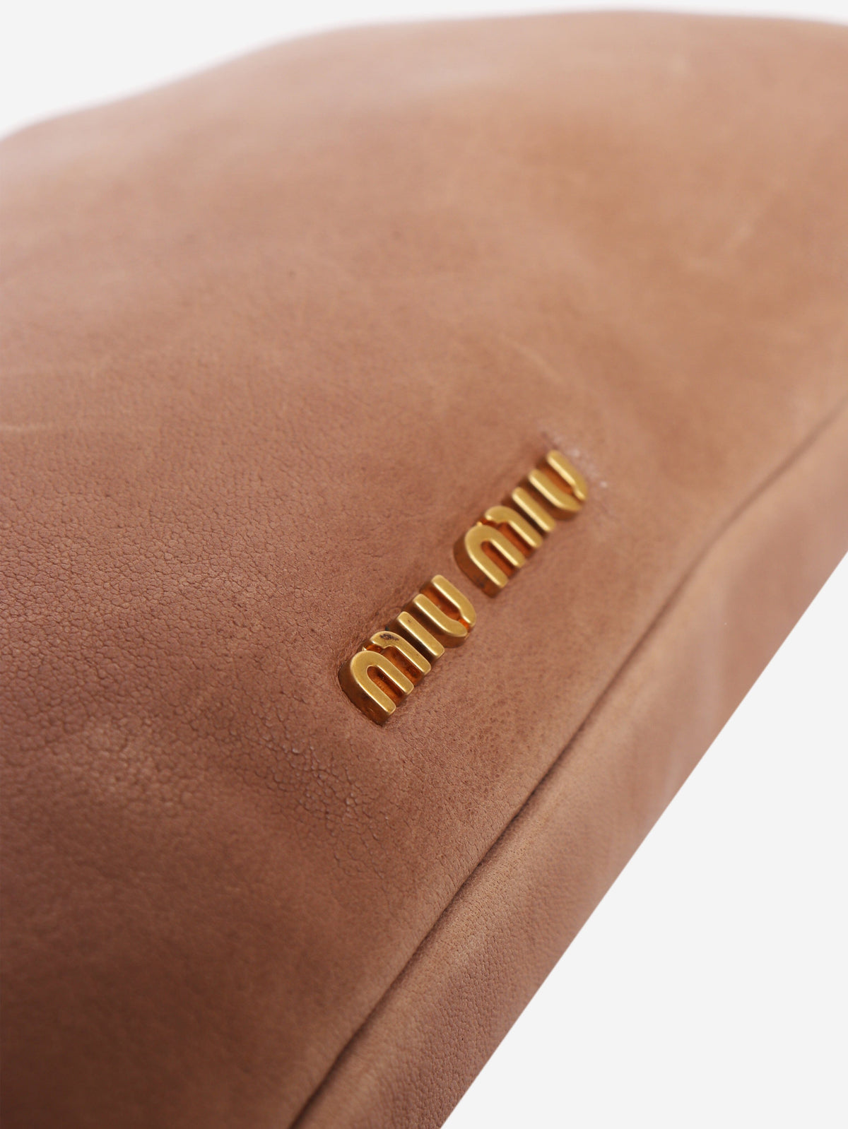 Brown leather tassel clutch bag Clutch bags Miu Miu 