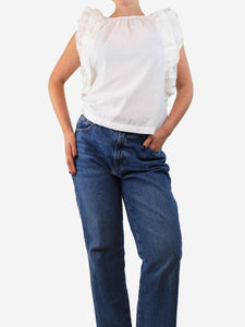 Bellerose White Agathe top - size