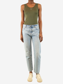 Blue light-wash jeans - size UK 6 Denim Miu Miu 