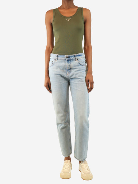 Blue light-wash jeans - size UK 6 alternate image