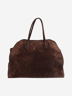 Brown Soft Margaux 17 tote Top Handle Bags The Row 