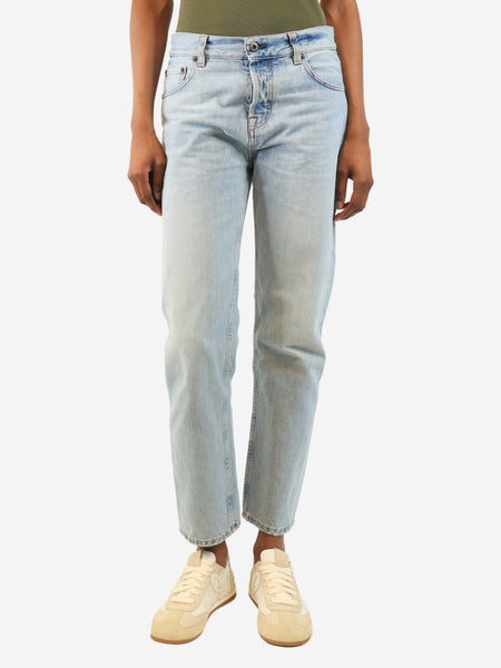 Blue light-wash jeans - size UK 6 product image