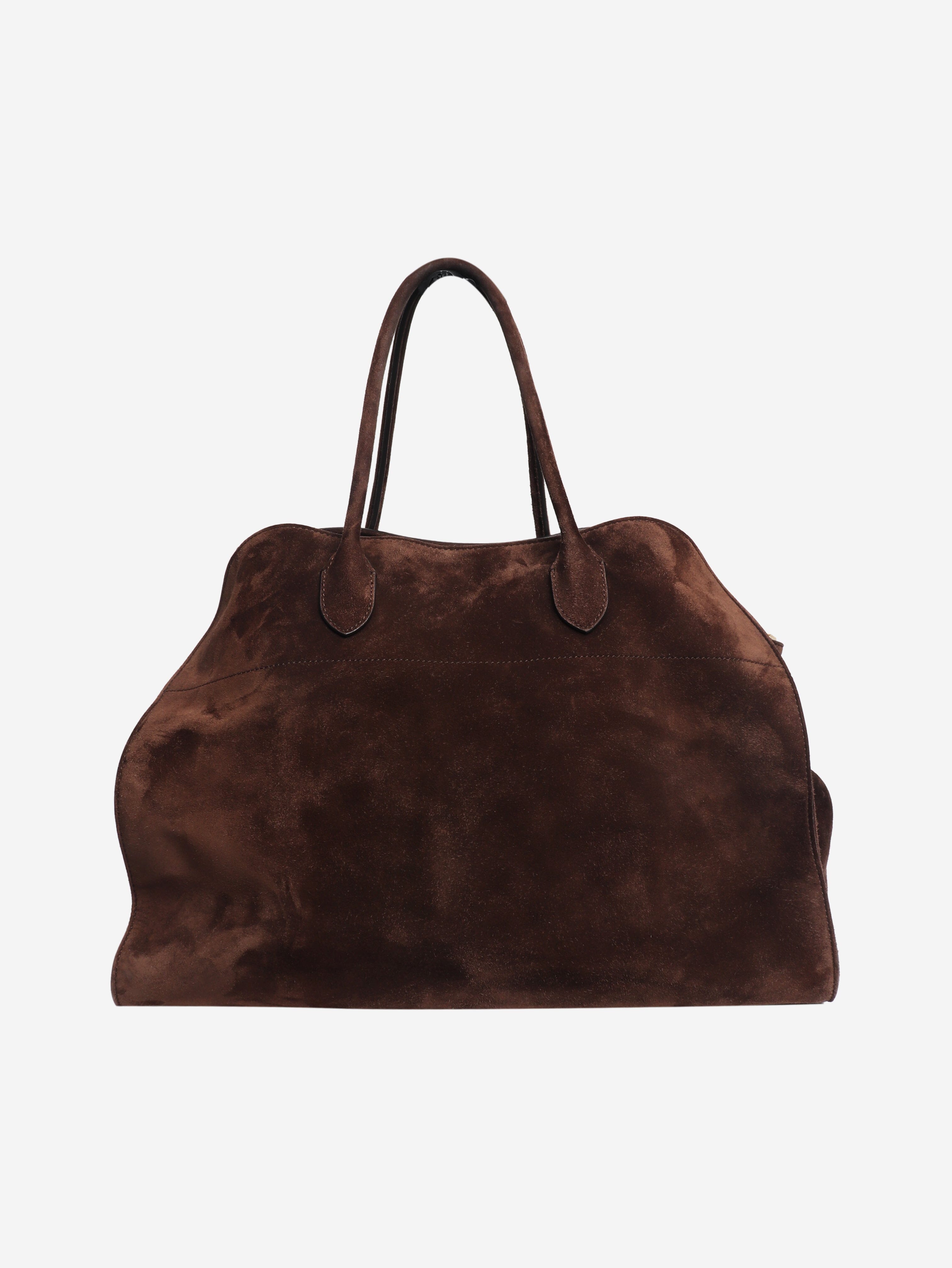 Brown Soft Margaux 17 tote Top Handle Bags The Row 