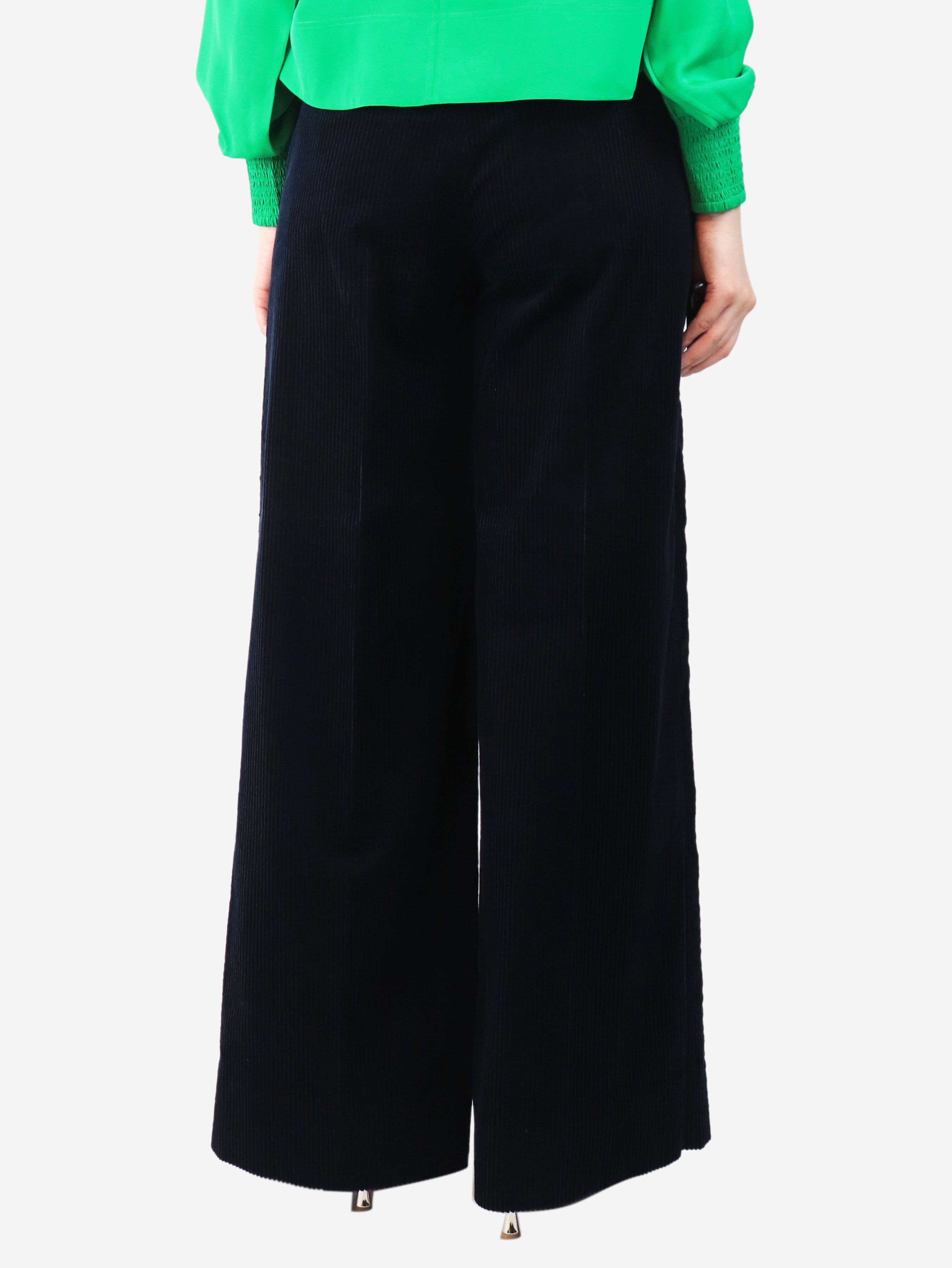 Navy corduroy trousers - size UK 10 Trousers ME+EM 