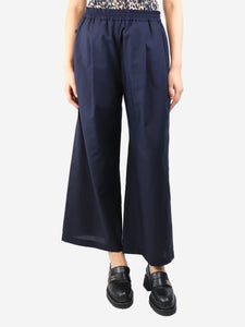 Odeeh Navy wide-leg pants - size UK 8