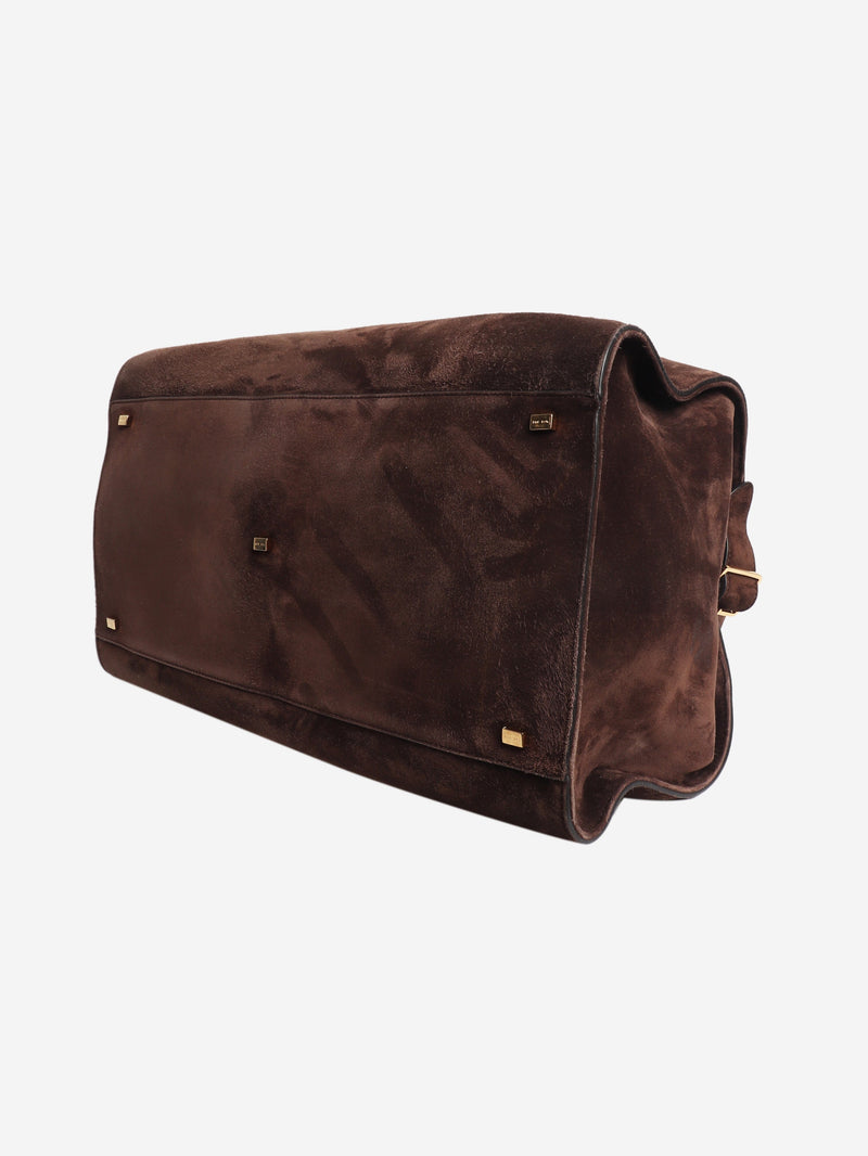 Brown Soft Margaux 17 tote Top Handle Bags The Row 