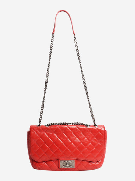 Red 2015 lambskin-quilted shoulder bag alternate image