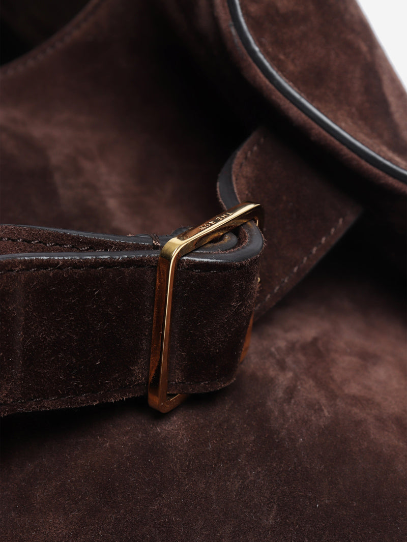 Brown Soft Margaux 17 tote Top Handle Bags The Row 
