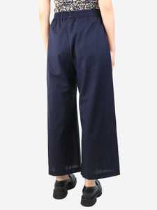 Odeeh Navy wide-leg pants - size UK 8