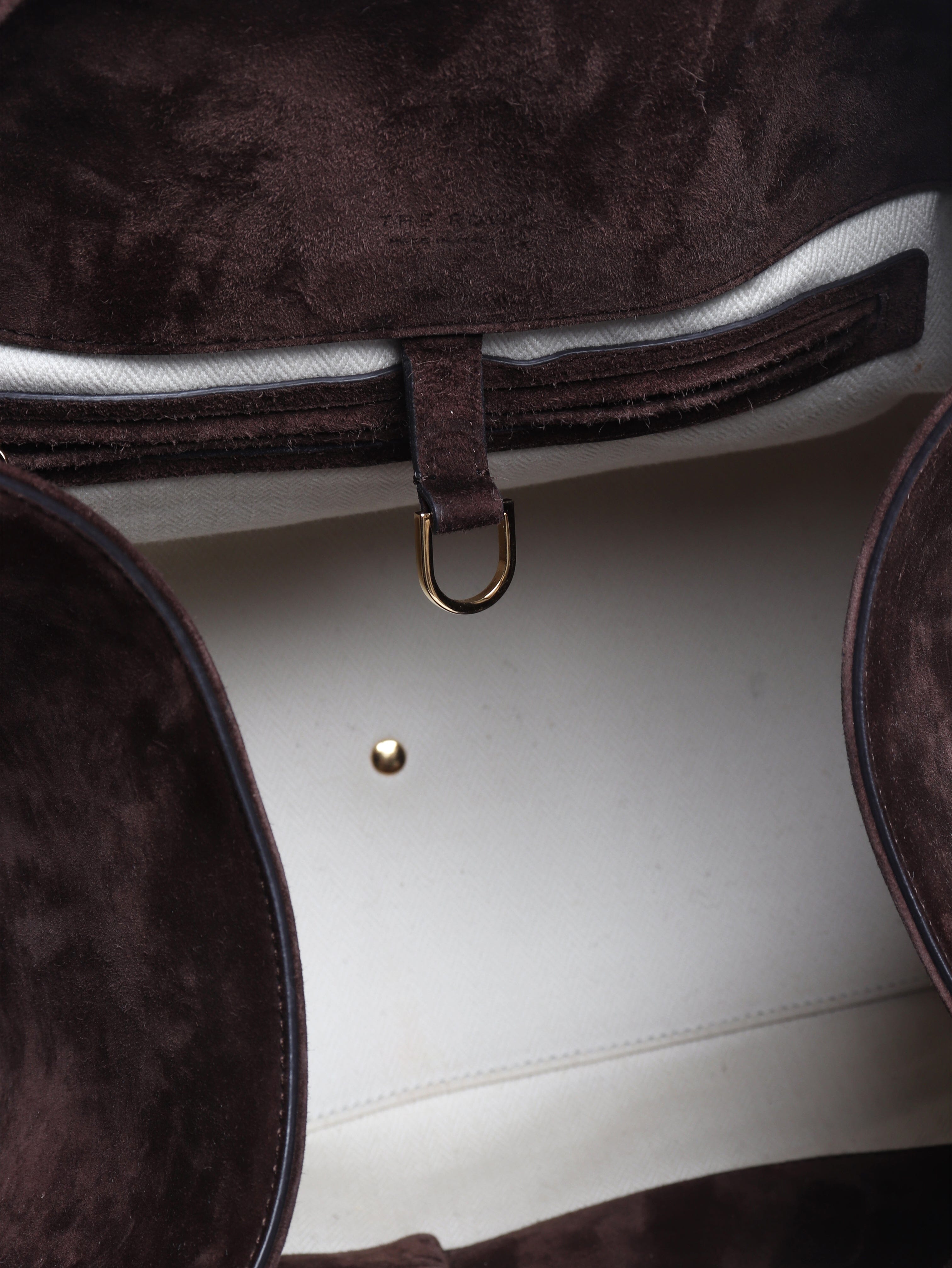 Brown Soft Margaux 17 tote Top Handle Bags The Row 
