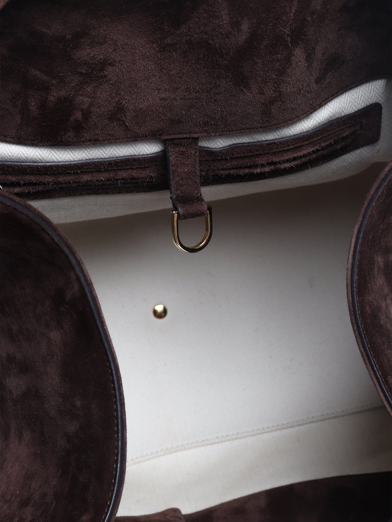 Brown Soft Margaux 17 tote Top Handle Bags The Row 