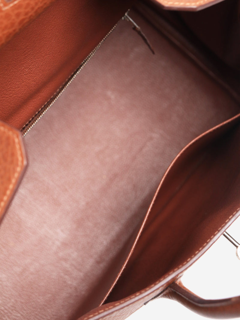 Brown and cream 2008 Birkin 35 Mosaic bag Top Handle Bags Hermes 