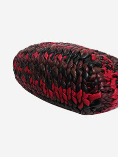 Prada multicolour knitted nappa leather tote bag - view 4