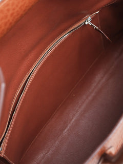 Brown and cream 2008 Birkin 35 Mosaic bag Top Handle Bags Hermes 