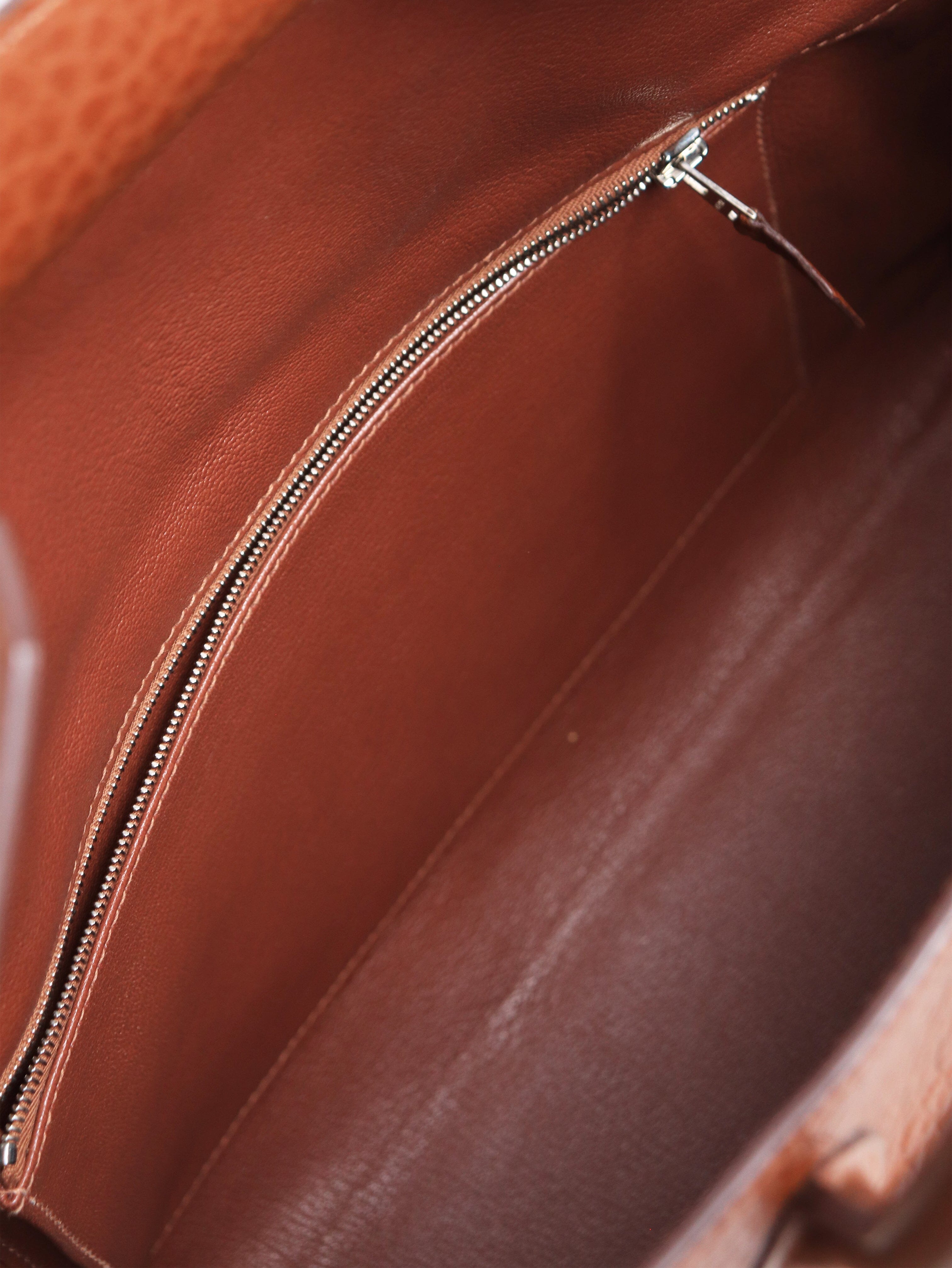 Brown and cream 2008 Birkin 35 Mosaic bag Top Handle Bags Hermes 
