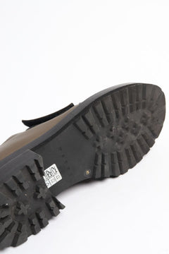 Brown and black velcro-strap leather shoes - size EU 40 Flat Shoes Marni 