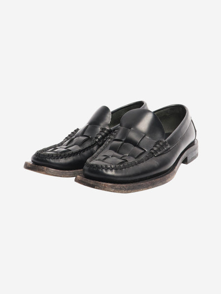 Black woven loafers - size EU 37 (UK 4) alternate image