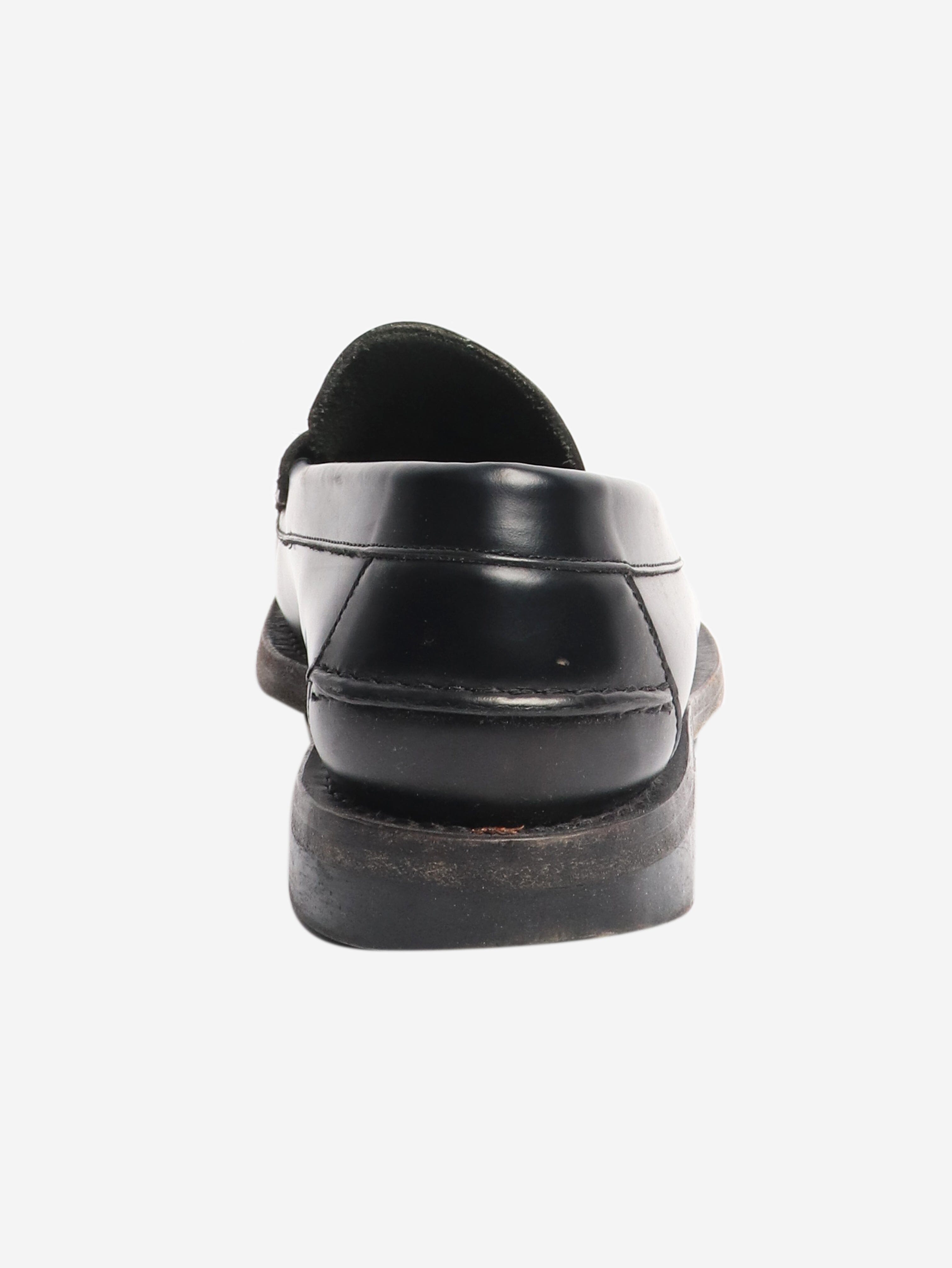 Black woven loafers - size EU 37 (UK 4) Flat Shoes Hereu 