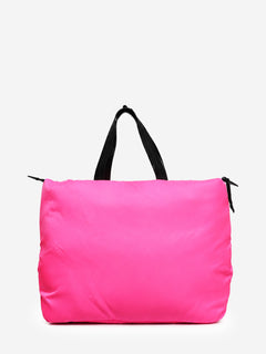 Prada pink nylon Tessuto padded shopping tote bag - view 3