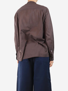 Chocolate Eleanore shirt - size UK 8 Tops Soeur 