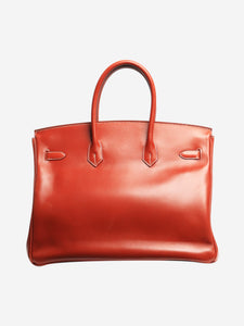 Hermes Brique 2011 Birkin 35 bag in Box Calf leather
