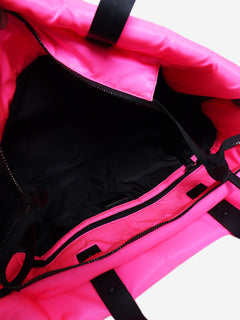 Prada pink nylon Tessuto padded shopping tote bag - view 6