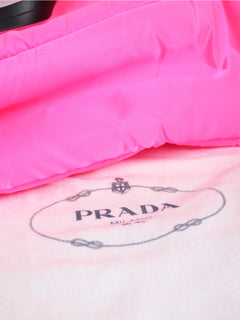 Prada pink nylon Tessuto padded shopping tote bag - view 7