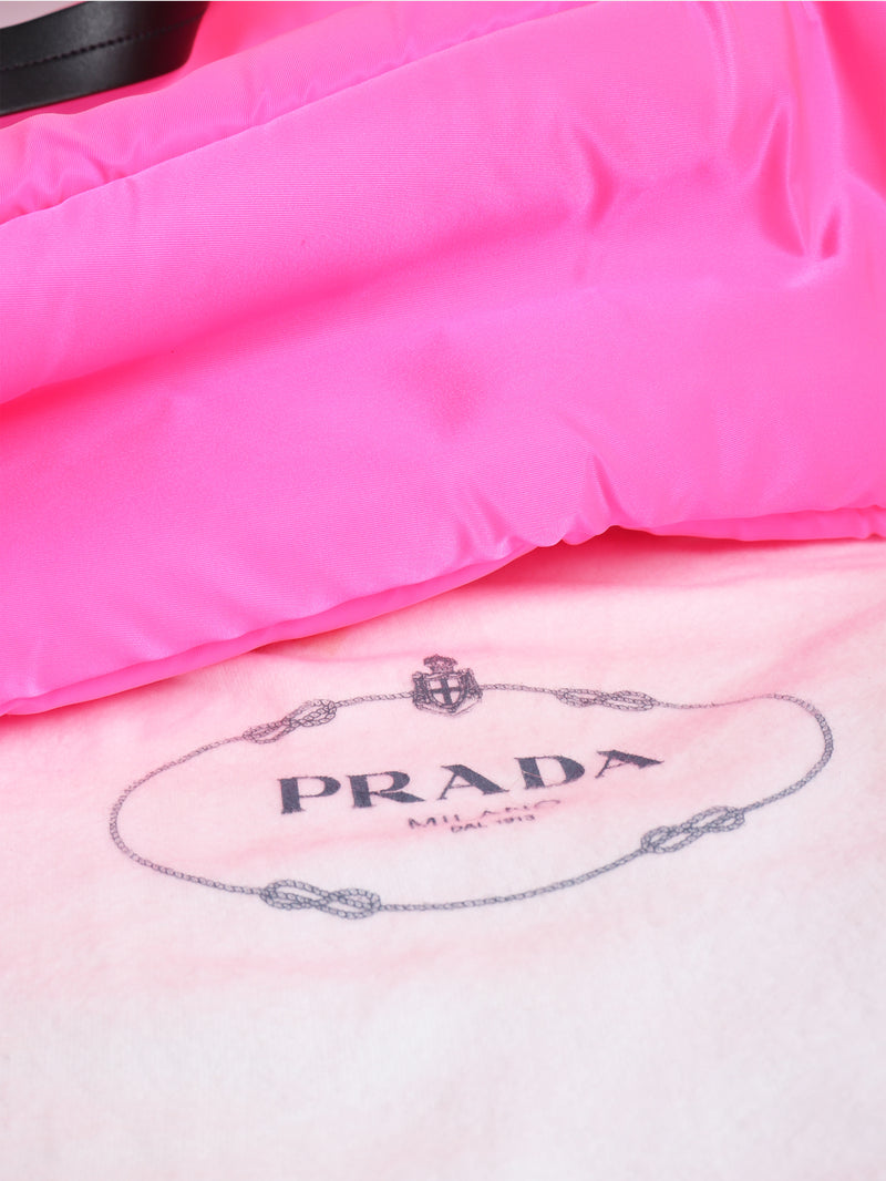 Prada pink nylon Tessuto padded shopping tote bag - view 7