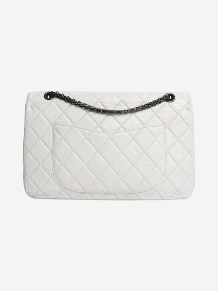 White 2008 2.55 crinkled leather shoulder bag alternate image