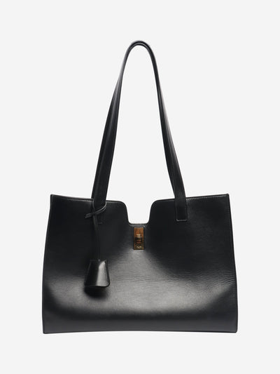 Black Cabas 16 leather tote bag Tote Bags Celine 