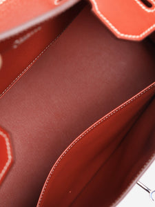 Hermes Brique 2011 Birkin 35 bag in Box Calf leather