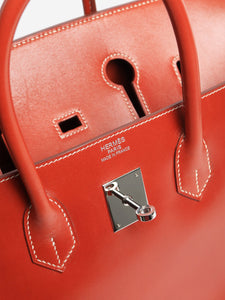 Hermes Brique 2011 Birkin 35 bag in Box Calf leather