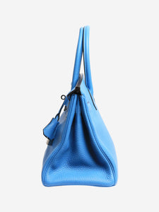 Hermes Baby blue 2014 Birkin 30 bag in Togo leather