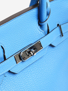 Hermes Baby blue 2014 Birkin 30 bag in Togo leather