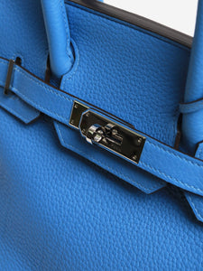 Hermes Baby blue 2014 Birkin 30 bag in Togo leather