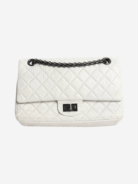 White 2008 2.55 crinkled lambskin shoulder bag product image
